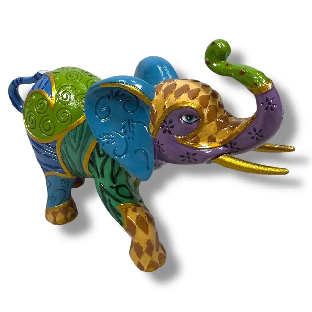 Hamilton Collection Wings of‎ Enchantment Elephant Figurine Keith Mallett READ